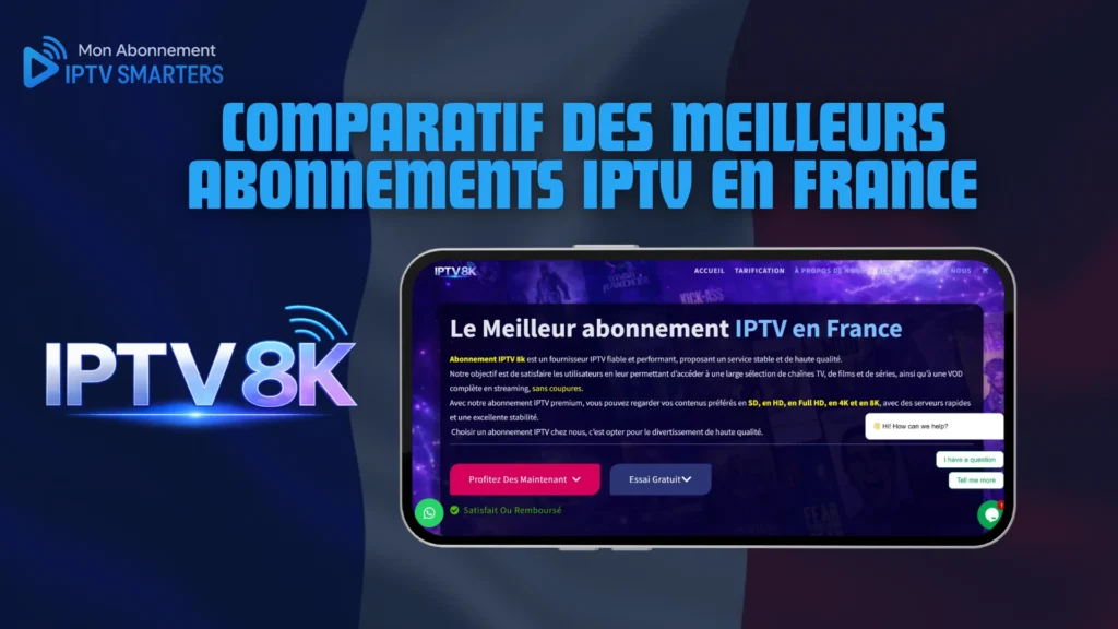 abonnement iptv 8k